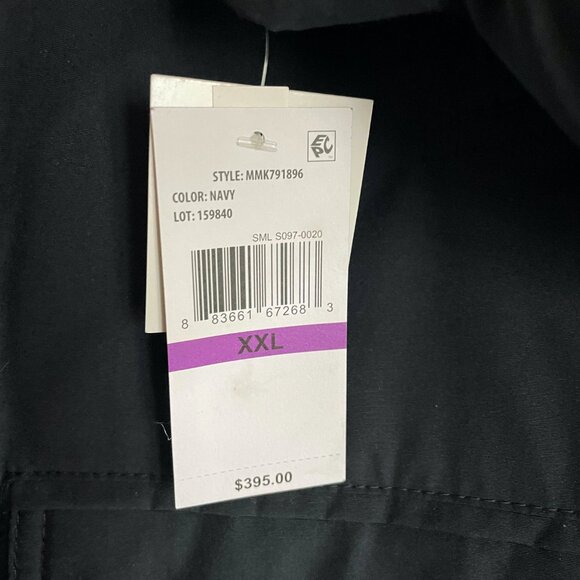 NWT Michael Kors Hooded Snorkel Parka Men's Navy Blue Size XXL $395 - Picture 6 of 11